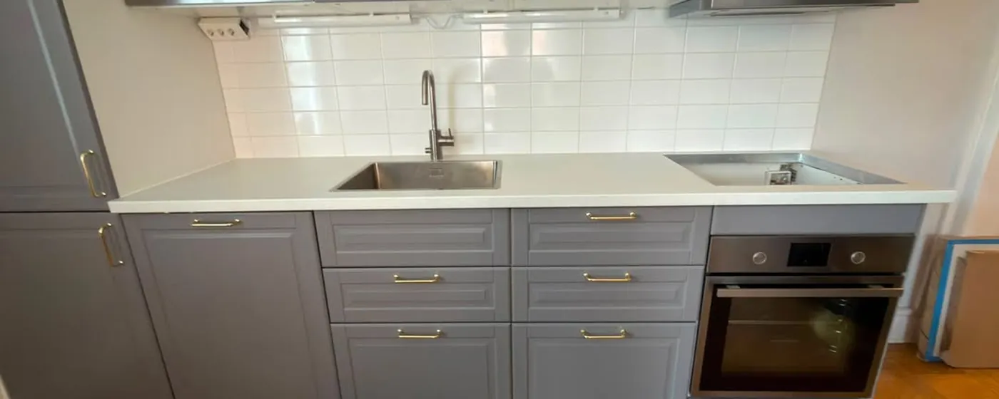 Köksrenovering utförd av PRM Montage i Stockholm